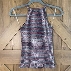 Knit spaghetti strap tank